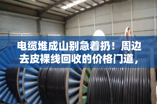 电缆堆成山别急着扔！周边去皮裸线回收的价格门道，和原线缆型号对照一次讲透