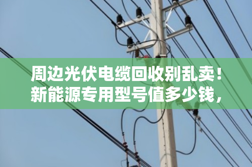 周边光伏电缆回收别乱卖！新能源专用型号值多少钱，门道都在这里