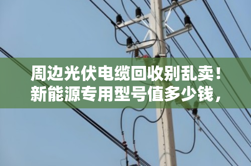 周边光伏电缆回收别乱卖！新能源专用型号值多少钱，门道都在这里