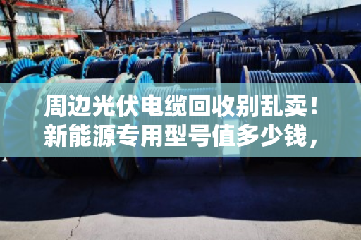 周边光伏电缆回收别乱卖！新能源专用型号值多少钱，门道都在这里
