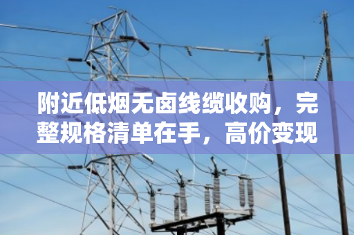 附近低烟无卤线缆收购,完整规格清单在手,高价变现不绕路 附近低烟无卤线缆收购,完整规格清单在手,高价变现不绕路