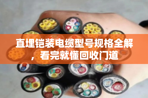 直埋铠装电缆型号规格全解，看完就懂回收门道