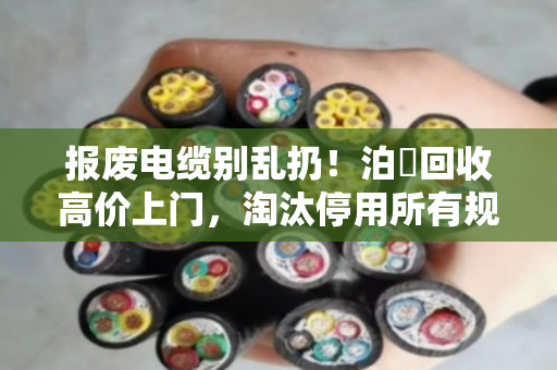 报废电缆别乱扔！泊祎回收高价上门，淘汰停用所有规格电缆照样变现金