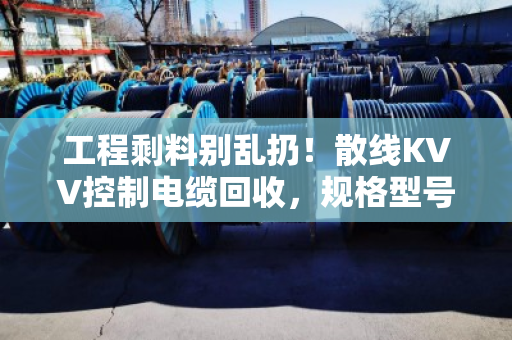 工程剩料别乱扔！散线KVV控制电缆回收，规格型号全解析，泊祎回收帮你把废线变现