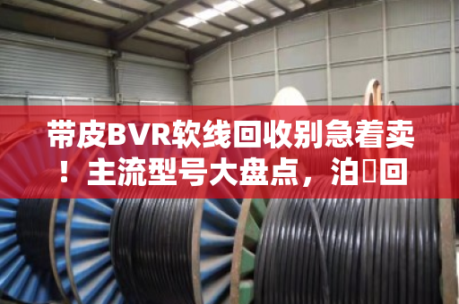 带皮BVR软线回收别急着卖！主流型号大盘点，泊祎回收教你看门道