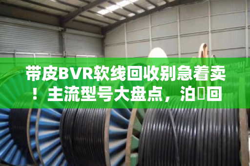 带皮BVR软线回收别急着卖！主流型号大盘点，泊祎回收教你看门道