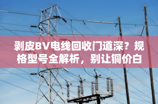 剥皮BV电线回收门道深？规格型号全解析，别让铜价白涨了