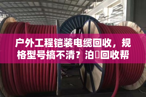 户外工程铠装电缆回收,规格型号搞不清?泊祎回收帮你避坑卖高价 户外工程铠装电缆回收,规格型号搞不清?泊祎回收帮你避坑卖高价