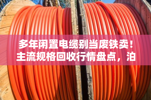 多年闲置电缆别当废铁卖！主流规格回收行情盘点，泊祎回收教你避坑变现