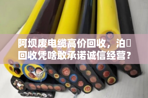 阿坝废电缆高价回收，泊祎回收凭啥敢承诺诚信经营？拒绝低价套路，这才是行业清流