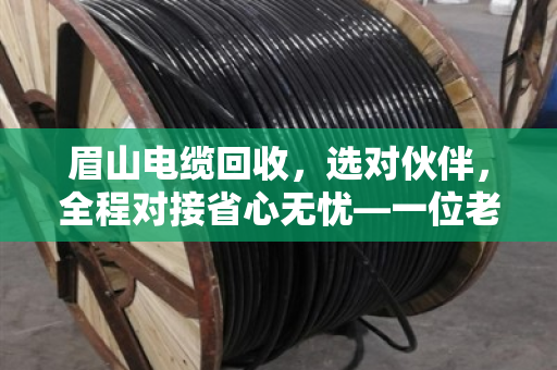 眉山电缆回收，选对伙伴，全程对接省心无忧—一位老电工的真心话