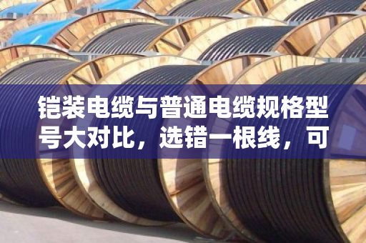 铠装电缆与普通电缆规格型号大对比,选错一根线,可能多花十倍钱 铠装电缆与普通电缆规格型号大对比,选错一根线,可能多花十倍钱