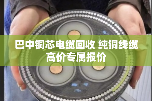 巴中铜芯电缆回收 纯铜线缆高价专属报价 巴中铜芯电缆回收 纯铜线缆高价专属报价