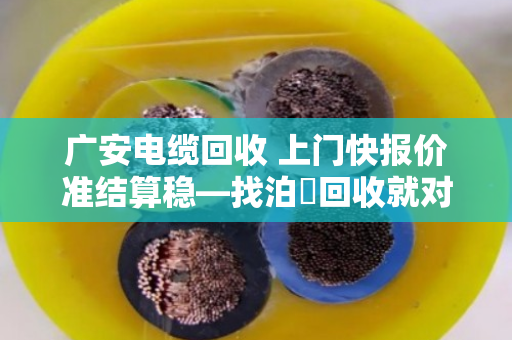 广安电缆回收 上门快报价准结算稳—找泊祎回收就对了