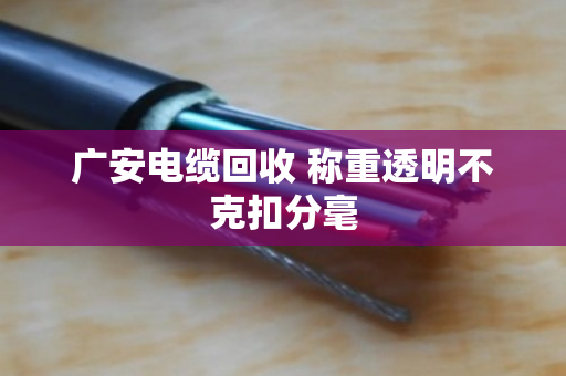 广安电缆回收 称重透明不克扣分毫