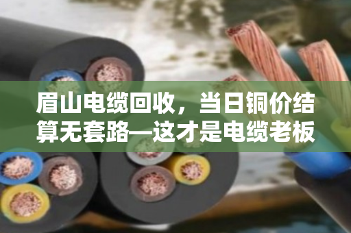 眉山电缆回收，当日铜价结算无套路—这才是电缆老板该找的回收商