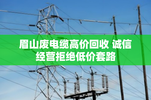 眉山废电缆高价回收 诚信经营拒绝低价套路 眉山废电缆高价回收 诚信经营拒绝低价套路