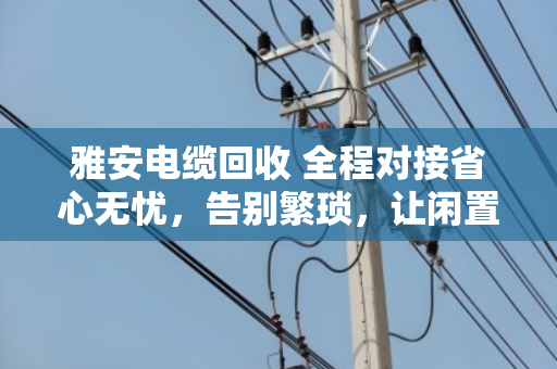 雅安电缆回收 全程对接省心无忧,告别繁琐,让闲置电缆变废为宝 雅安电缆回收 全程对接省心无忧,告别繁琐,让闲置电缆变废为宝