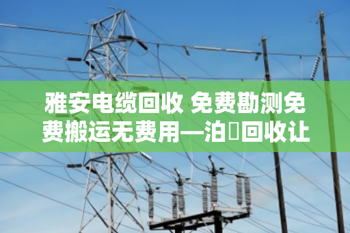 雅安电缆回收 免费勘测免费搬运无费用—泊祎回收让闲置电缆变废为宝