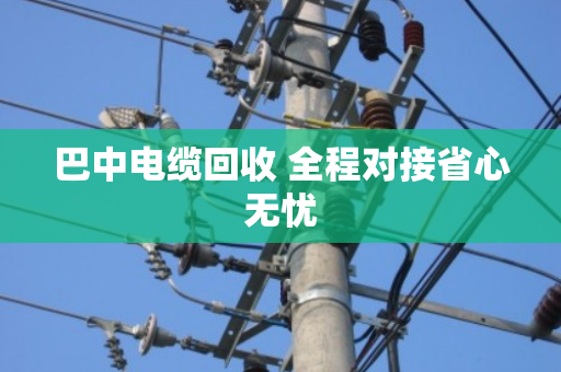 巴中电缆回收 全程对接省心无忧 巴中电缆回收 全程对接省心无忧