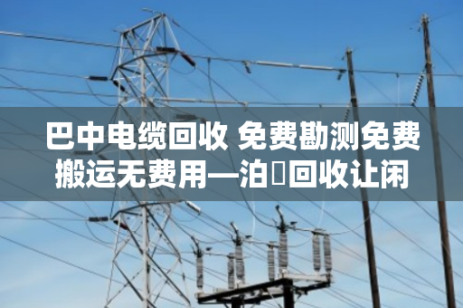 巴中电缆回收 免费勘测免费搬运无费用—泊祎回收让闲置电缆变废为宝 巴中电缆回收 免费勘测免费搬运无费用—泊祎回收让闲置电缆变废为宝