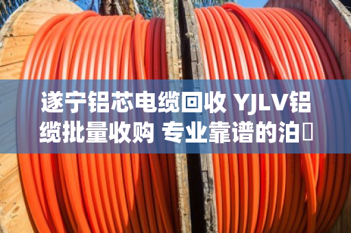 遂宁铝芯电缆回收 YJLV铝缆批量收购 专业靠谱的泊祎回收来帮忙