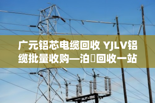 广元铝芯电缆回收 YJLV铝缆批量收购—泊祎回收一站式服务实地探访