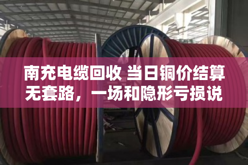 南充电缆回收 当日铜价结算无套路，一场和隐形亏损说再见的实在买卖