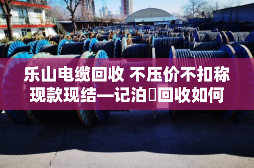 乐山电缆回收 不压价不扣称现款现结—记泊祎回收如何让废旧电缆卖出明白价