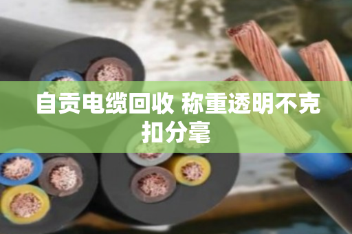 自贡电缆回收 称重透明不克扣分毫