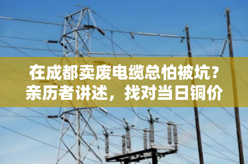 在成都卖废电缆总怕被坑?亲历者讲述,找对当日铜价结算无套路的商家有多省心 在成都卖废电缆总怕被坑?亲历者讲述,找对当日铜价结算无套路的商家有多省心