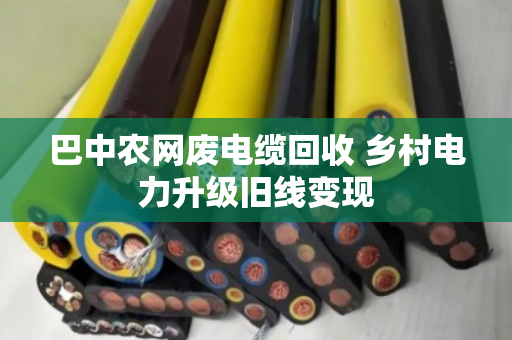 巴中农网废电缆回收 乡村电力升级旧线变现 巴中农网废电缆回收 乡村电力升级旧线变现
