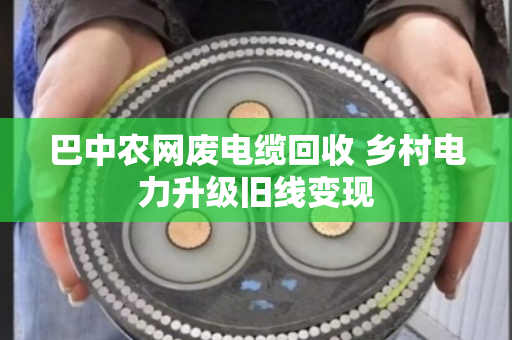 巴中农网废电缆回收 乡村电力升级旧线变现 巴中农网废电缆回收 乡村电力升级旧线变现