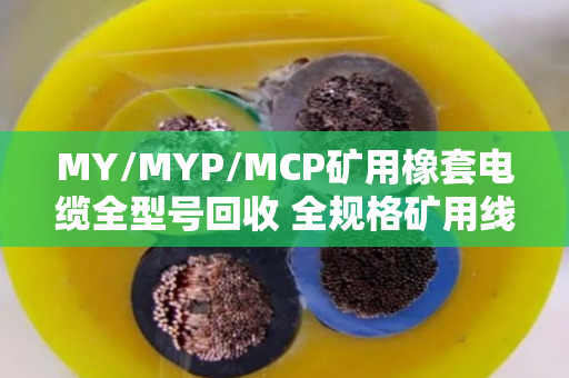MY/MYP/MCP矿用橡套电缆全型号回收 全规格矿用线(泊祎回收一站式服务) MY/MYP/MCP矿用橡套电缆全型号回收 全规格矿用线(泊祎回收一站式服务)