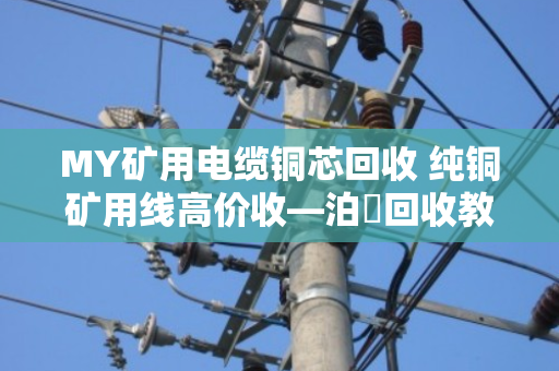 MY矿用电缆铜芯回收 纯铜矿用线高价收—泊祎回收教你如何把废旧电缆变成真金白银