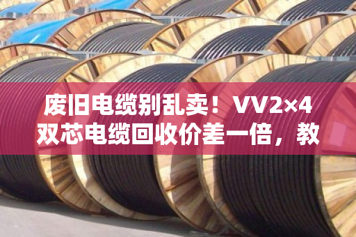 废旧电缆别乱卖!VV2×4双芯电缆回收价差一倍,教你多赚几百块 废旧电缆别乱卖!VV2×4双芯电缆回收价差一倍,教你多赚几百块