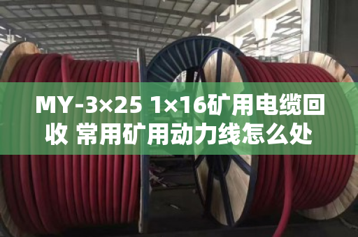 MY-3×25 1×16矿用电缆回收 常用矿用动力线怎么处理？聊聊矿山废旧电缆那些事