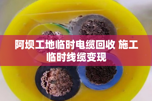 阿坝工地临时电缆回收 施工临时线缆变现 阿坝工地临时电缆回收 施工临时线缆变现