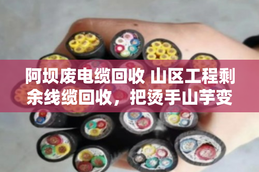 阿坝废电缆回收 山区工程剩余线缆回收，把烫手山芋变成真金白银