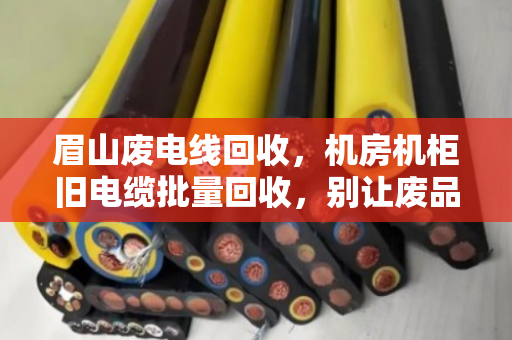 眉山废电线回收，机房机柜旧电缆批量回收，别让废品白白占了地方