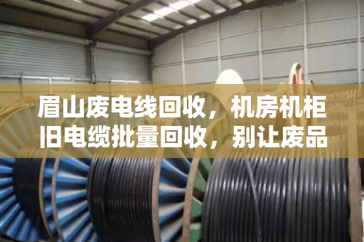 眉山废电线回收，机房机柜旧电缆批量回收，别让废品白白占了地方