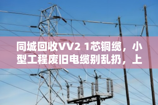 同城回收VV2 1芯铜缆，小型工程废旧电缆别乱扔，上门估价现场结算