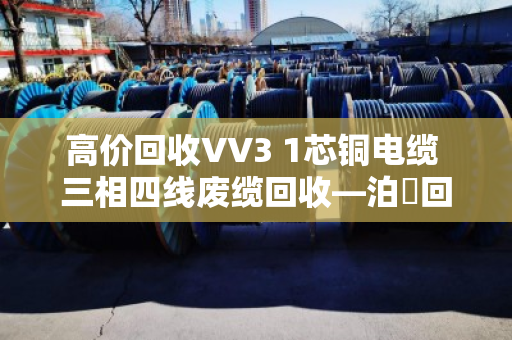 高价回收VV3 1芯铜电缆 三相四线废缆回收—泊祎回收让废电缆变活钱