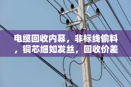 电缆回收内幕,非标线偷料,铜芯细如发丝,回收价差一半 电缆回收内幕,非标线偷料,铜芯细如发丝,回收价差一半