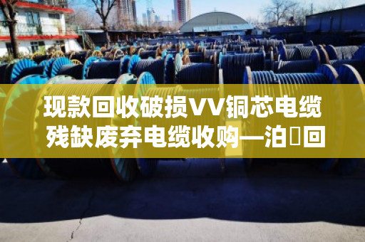 现款回收破损VV铜芯电缆 残缺废弃电缆收购—泊祎回收让废电缆变活钱