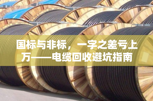 国标与非标,一字之差亏上万——电缆回收避坑指南 国标与非标,一字之差亏上万——电缆回收避坑指南