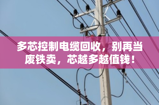 多芯控制电缆回收,别再当废铁卖,芯越多越值钱! 多芯控制电缆回收,别再当废铁卖,芯越多越值钱!
