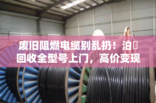 废旧阻燃电缆别乱扔!泊祎回收全型号上门,高价变现 废旧阻燃电缆别乱扔!泊祎回收全型号上门,高价变现