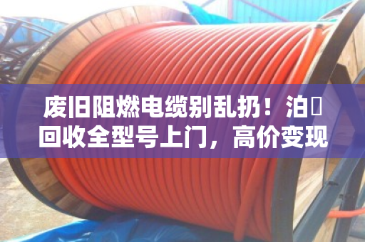 废旧阻燃电缆别乱扔!泊祎回收全型号上门,高价变现 废旧阻燃电缆别乱扔!泊祎回收全型号上门,高价变现