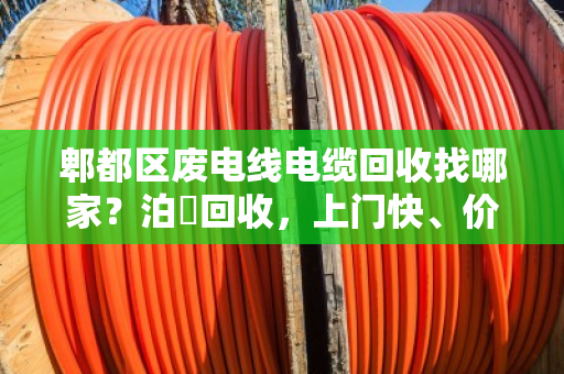 郫都区废电线电缆回收找哪家?泊祎回收,上门快、价透明、服务全城 郫都区废电线电缆回收找哪家?泊祎回收,上门快、价透明、服务全城